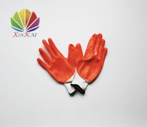 Nitrile Coated Nylon Gloves Mining Safety Gloves