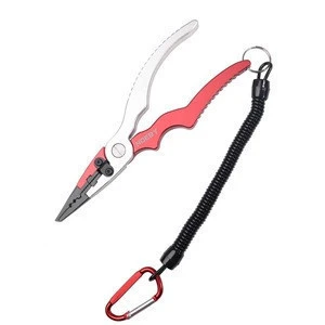 NOEBY 107# wholesale Other Fishing Products Split Ring Scissors Fishing Pliers
