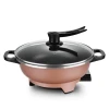 Non-stick Deep Dish Electric Skillet Multi function Electric Frying Pan