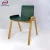 Import Nordic modern Restaurant Chair Colored Plastic Backrest Wood Leg Leisure Dining Chair from China