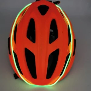 Novelty Scooter Bike Bicycle Helmet with LED EL signal light