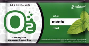 O2 Sugar Free Gum - Assorted - mint, power fresh, strawberry