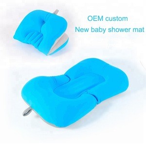 O4005  luxury home  3d mesh wedge wholesale maternity water bath mat full body spa tub newborn  baby bath pillow