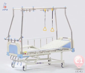 OEM CE ISO hospital equipment four crank three functions orthopedics traction bed
