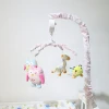 OEM Colorful infant owl stuffed animal bird plush baby musical hanging toys crib mobile infant toys