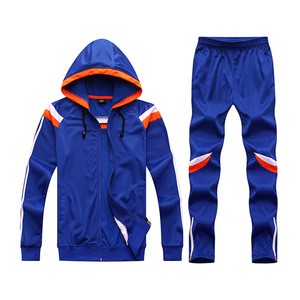 OEM cotton polyester sportswear tracksuit wholesale custom tracksuit for mens