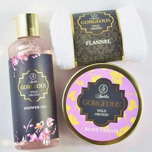 OEM Factory Private Label Gorgeous Luxury Indulgence Sets 3 pieces Bath Sets Gift