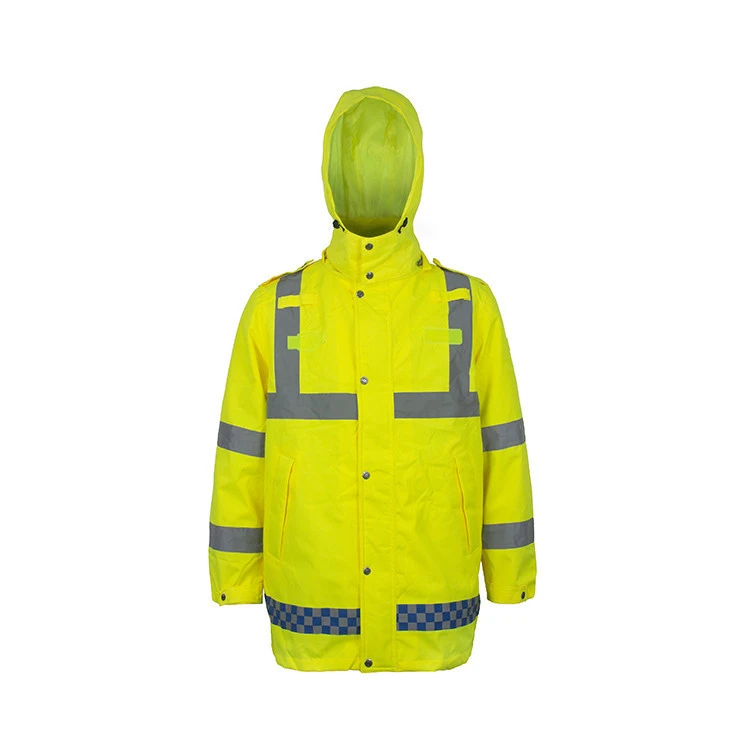 OEM ODM Adult Outdoor Rain Waterproof Rescue Safety Reflective Jacket