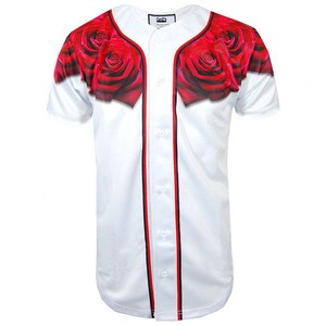 OEM Sublimation Shorts sleeves Colorful Customizer Baseball Jersey