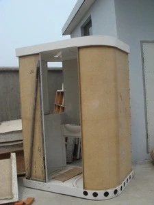 OEM/ODM tiled Fiberglass prefabricated bathroom panels GRP