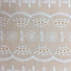 OLF15031 100% cotton white african embroidery lace fabric making machine