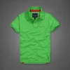 On sale wholesale outdoor leisure turn-down collar knitted100% cotton  short-sleeved shirt