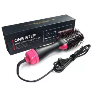 One Step Hair Dryerand Styler 1000W Hair Dryer Hot Air Brush Negative Ion Roller Blow Comb Fast Hair Straightener Brush