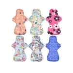 Organic Bamboo Cotton Panty Liners Feminine Pads Biodegradable Washable Customized Ultra thin Menstrual Sanitary Napkin Pad