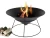 Import Outdoor BBQ Fire Pits Free sample 2017 Garden Wood Burning Custom Size Steel Fire Bowl with Screen and Cover from China