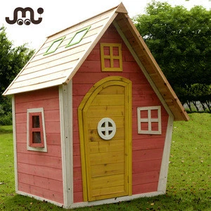 Outdoor fun time kids playhouse with windows