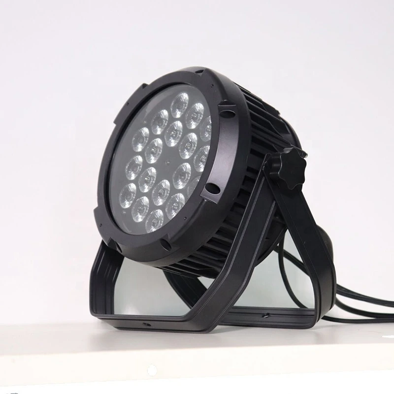 outdoor led 18x15W 5-in-1 RGBWA waterproof IP65 Flat par can led stage light