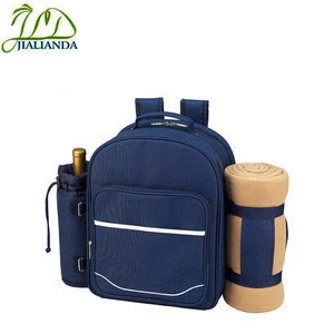 outdoor picnic bag 2 person picnic cooler backpack JLD-T51123