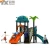 Import Outdoor Playground Amusement Park Equipment Plastic Slide Play Equipment from China