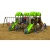 Import Outdoor playground kid slide park amusement equipment,modern playground equipment from China