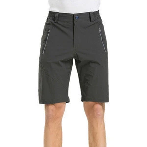 Outdoor Sports Summer Mens Hiking Shorts Quick Dry Breathable Reflective Stripe Elastic Waist Traveling Cargo Shorts