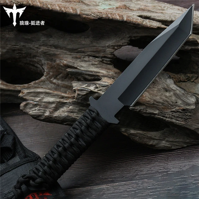 Outdoor Utility Tactical Knives Military  Fixed Blade Hunting Swiss Knife