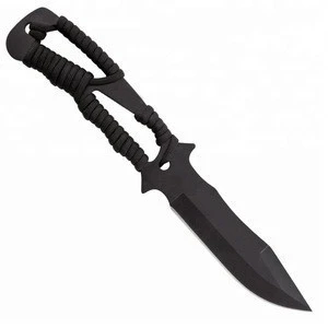 Paracord hunting combat knife for specialty knives