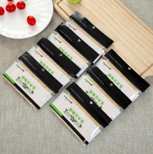 300pcs/bottle High Quality Bamboo Disposable Toothpick 20mm*65mm