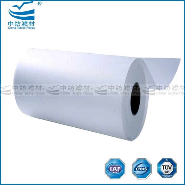 PF10094A Ptfe Air Filter Element Paper 0.1 Micron, Washable Hepa Roll Filter Material, Air Filter Material M5