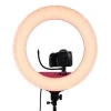photographic lighting 18 inch 480 led ring lamp LF-R480, 3200-5600K dimmable 100W make up mirror ring light with stand