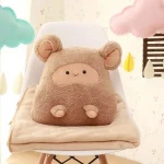 Pillow Kaka Rat Hands Three in Office Nap Coat Students can step in Pillow Warmer Blankets