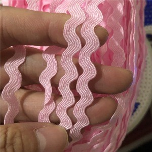 Pink 5mm  polypropylene fiber ribbon