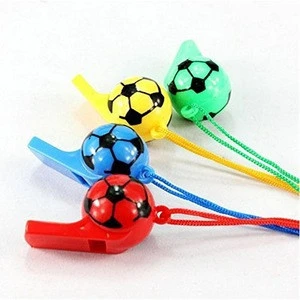 Plastic Football Whistle Childrens Referee Whistle Toys Party Accessory