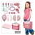Import Plastic Pretend Play Mirror Dresser Table For Girls Kids Suitcase Makeup Toys Set from China