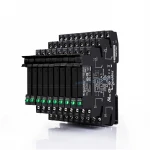 PLC 6.2mm thickness din-rail 6 A contact rating slim relay socket
