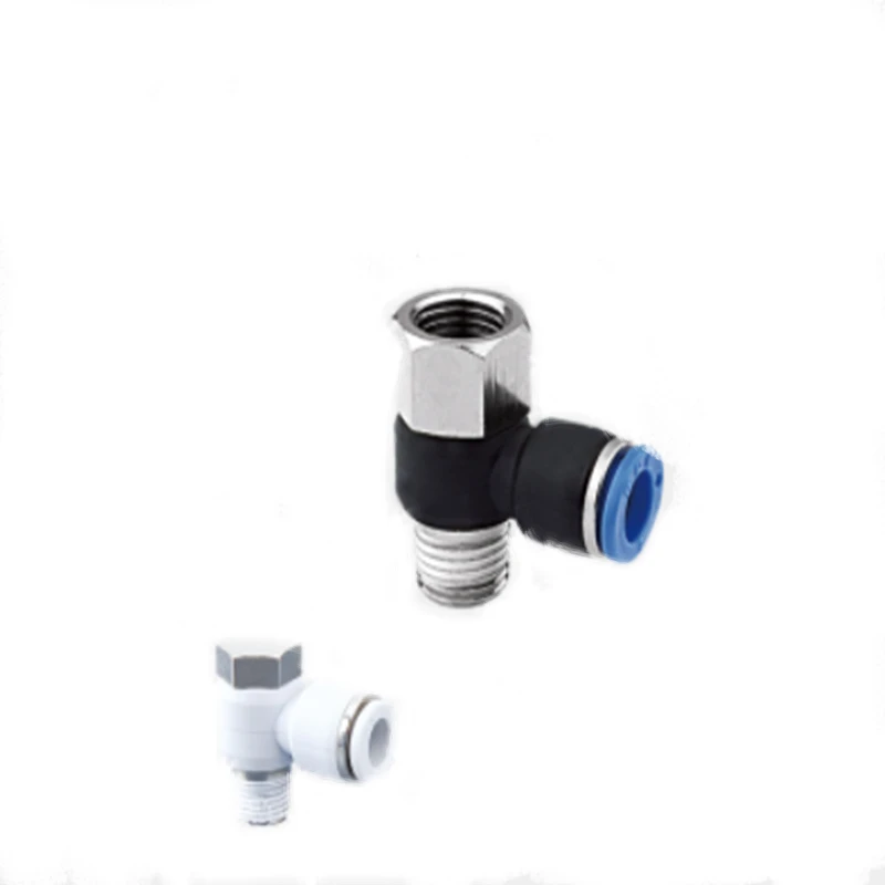 Pneumatic parts Female Banjo Quick connecting pneumatic tube fitting PHF4-01 One touch tube fittings are used in pneumatic