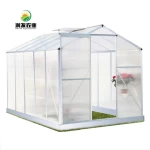 Polycarbonate Strong Garden Greenhouse Double-Door Green House