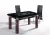 Import Popular Factory Home Furniture Tempered Glass Top Dining Room Furniture Table Set from China
