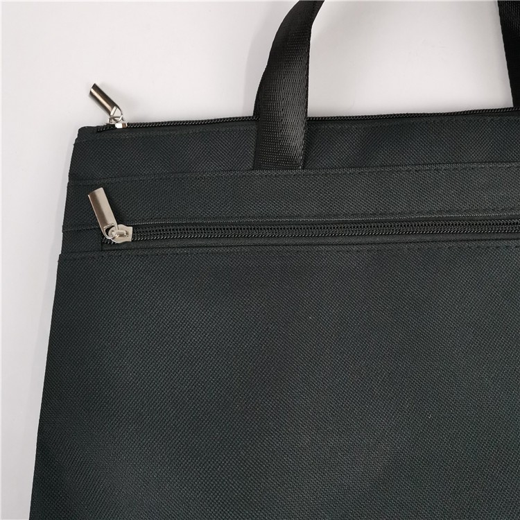 Popular Oxford  horizontal handbag single shoulder portable office business leisure official document meeting bag briefcase