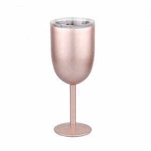 popular stainless steel vacuum insulated red wine glass