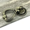 Popular zinc alloy antique cabinet door furniture hardware single hole ring drawer handle