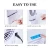 Import Portable Evaporative Mini Personal Conditioner Fan Air Humidifier Water Mist Fan 3 Modes Bladeless Quiet Air Cooler from China