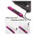 Import Portable Mini wireless flat iron rechargeable cordless hair straightener travel from China