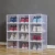 Portable Trendy Stackable Plastic Folding Containers Shoe Storage Box Living Room