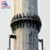 Power distribution equipment 8M 2.5KN-25KN flange type steel electricity column poles