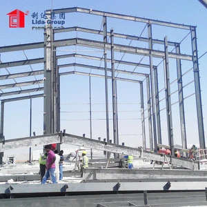 Prefabricated warehouse Chile, oversea steel structure warehouse project, metallic structures for warehouse