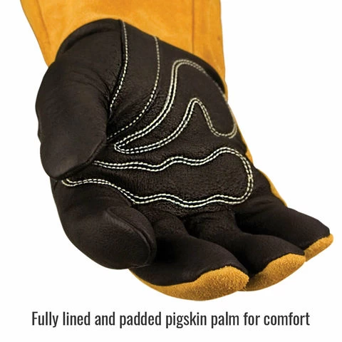 Premium Grain Cowhide MIG Welding Gloves Safety Fire Resistant Welder Gloves
