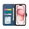 Premium PU Flip Cover Leather Mobile Phone Case for iPhone 14 Plus 15 Pro Max 16 Pro with TPU Magnetic Wallet Card Holder