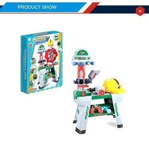 Pretend play set working table tool toys for children