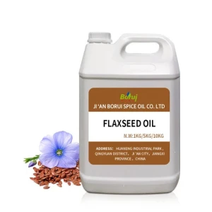 Private label cosmetic grade carrier oil flaxseed oil organic linseed oil with lowest price